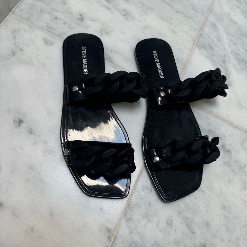 Steve Madden Black Women's Sandals